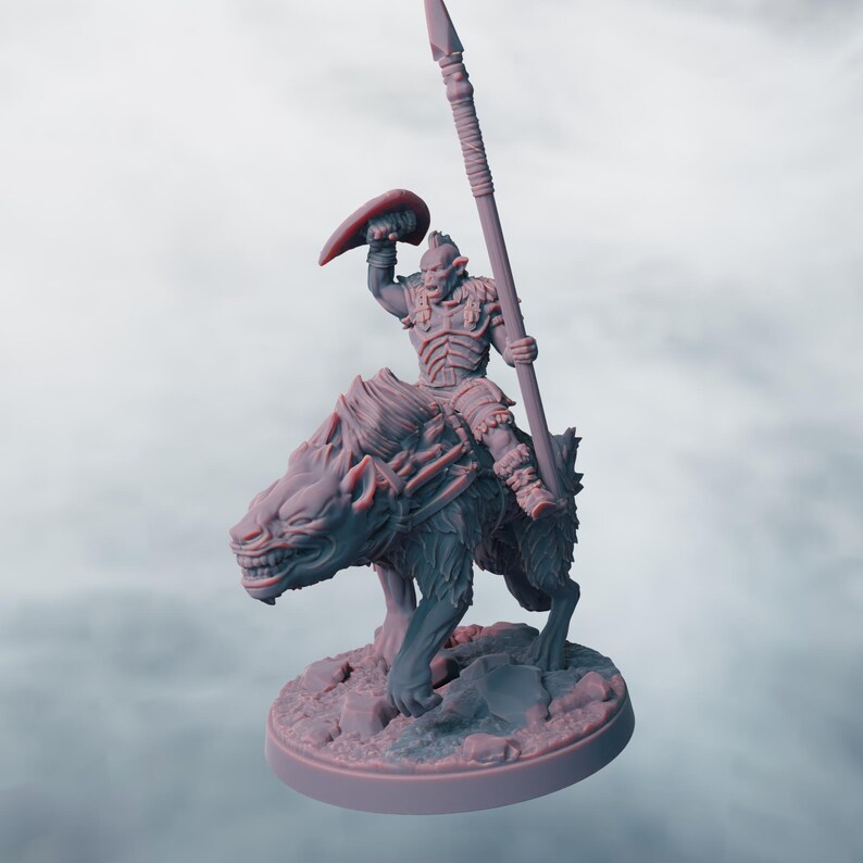 Warg Rider Captains | Papel 3d | RESIN | Lord of the Rings | White Hand ...