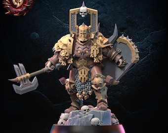 Skull Collector Champion |  Lost Kingdom Miniatures | RESIN | Evil Humans | Legion of Skulls | Fantasy | Miniatures