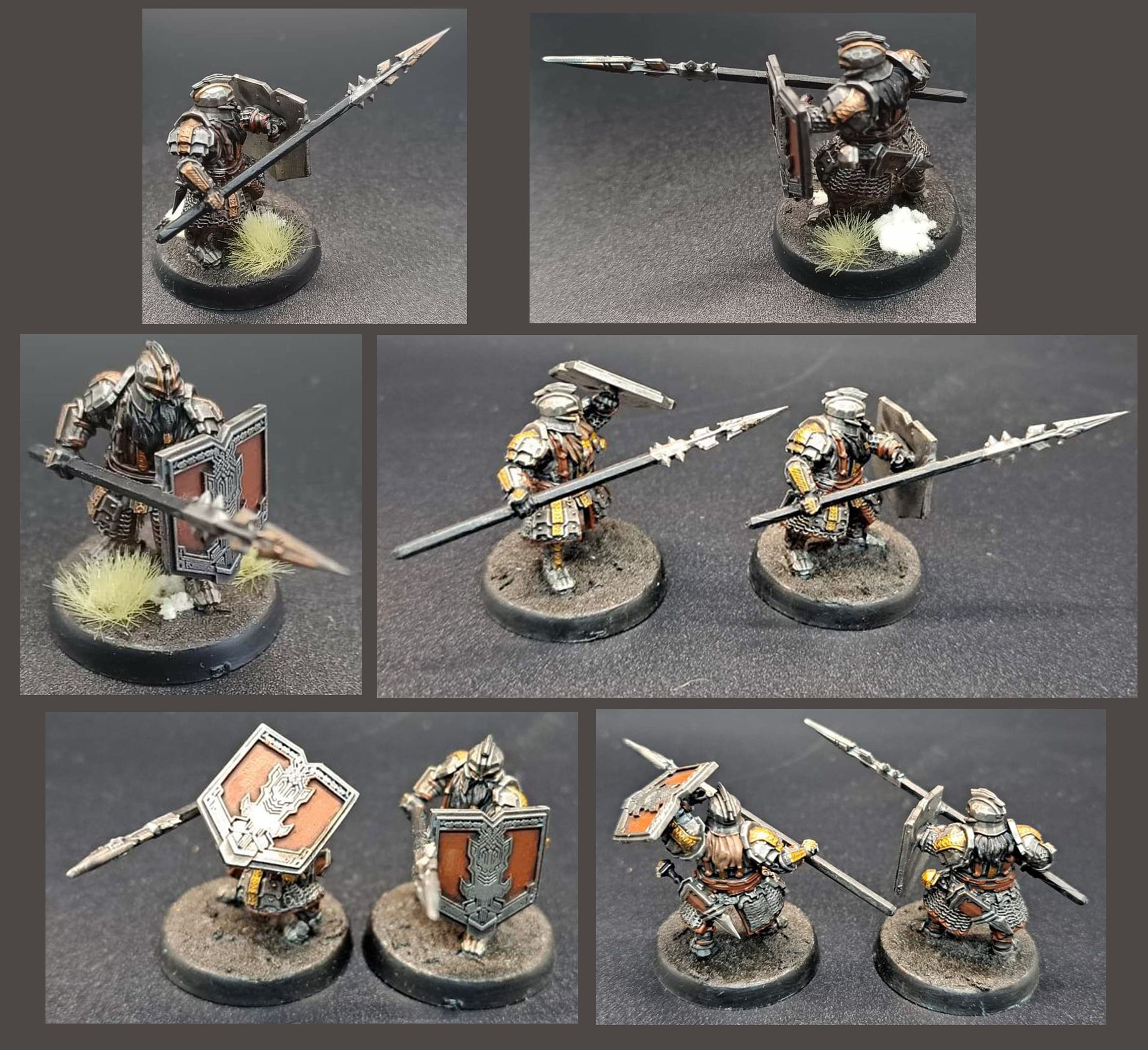 Metal Mountain Dwarf Spearmen | Dandelion in Middle Earth | RESIN