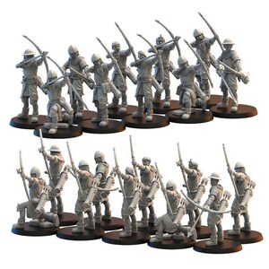Mercian Bowmen | Kingdom of Mercia | Lost Kingdom Miniatures | RESIN | Human Knights | King Arthur | Fantasy | DnD | Tabletop | Miniatures