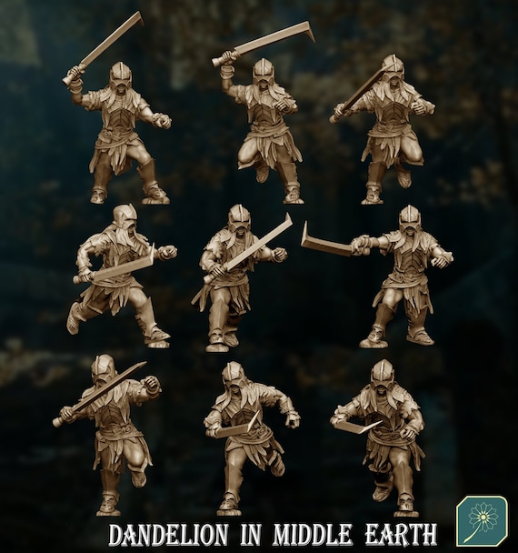 Half-orc Scouts | Dandelion in Middle Earth | RESIN | White Hand
