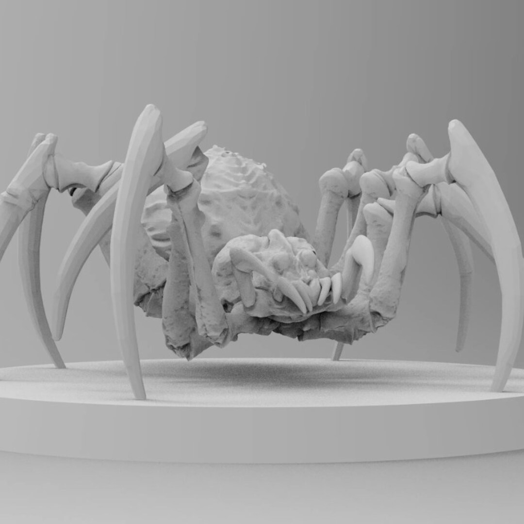 Giant Spiders Multiple Poses Emang RESIN Spiderlings Etsy UK