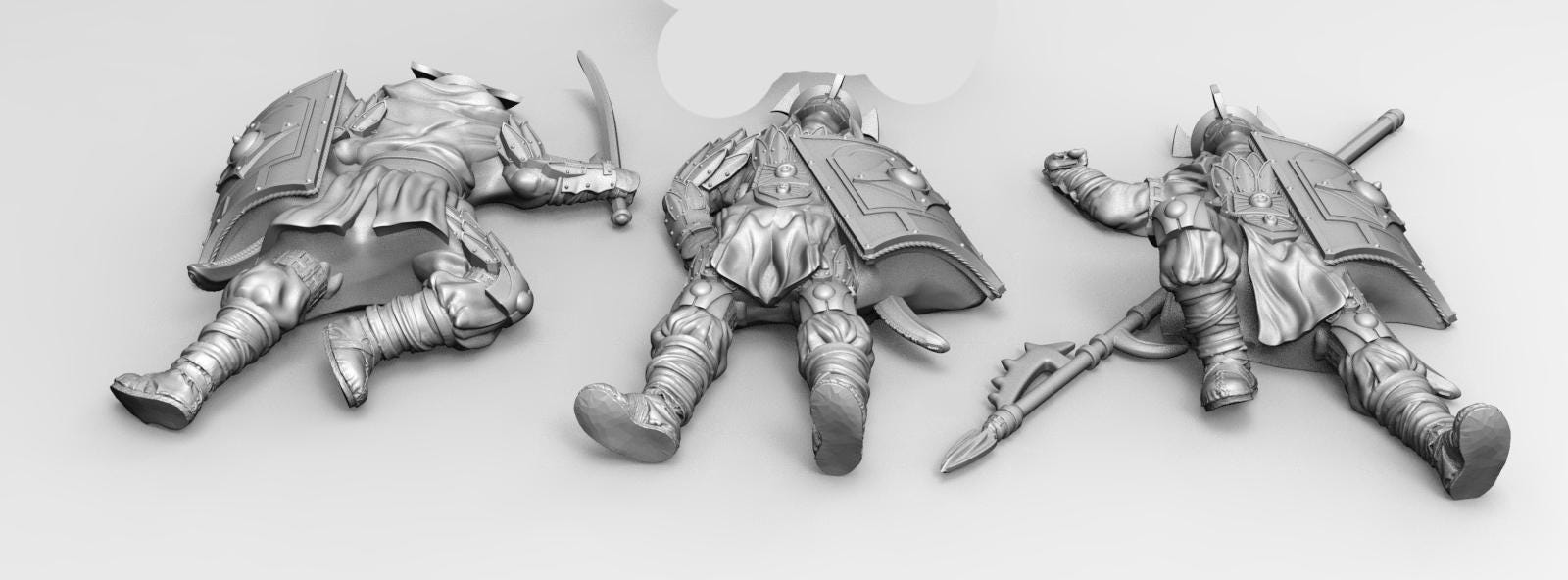 Middle Earth Casualties/dead/wounded | Papel 3d | RESIN | Lord of