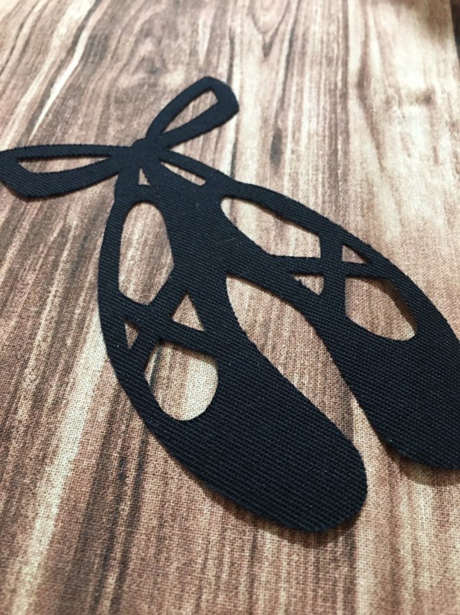 ballet shoes patch / kid shoes patch / girl shoes patch / appliqué