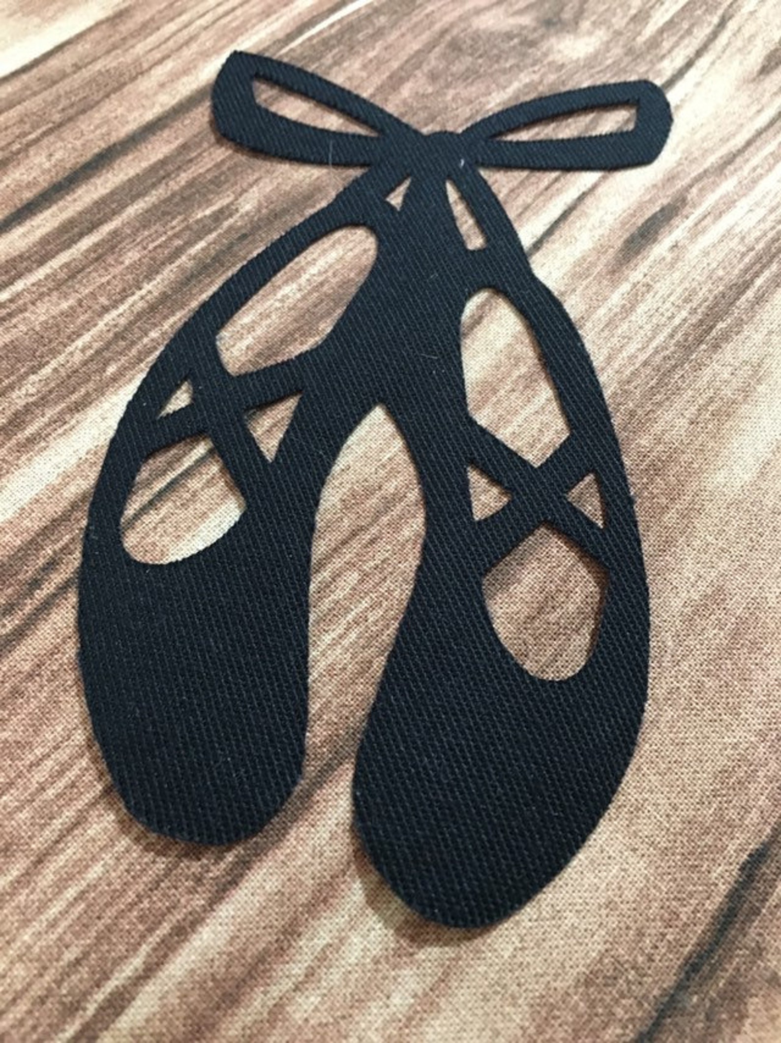 ballet shoes patch / kid shoes patch / girl shoes patch / appliqué