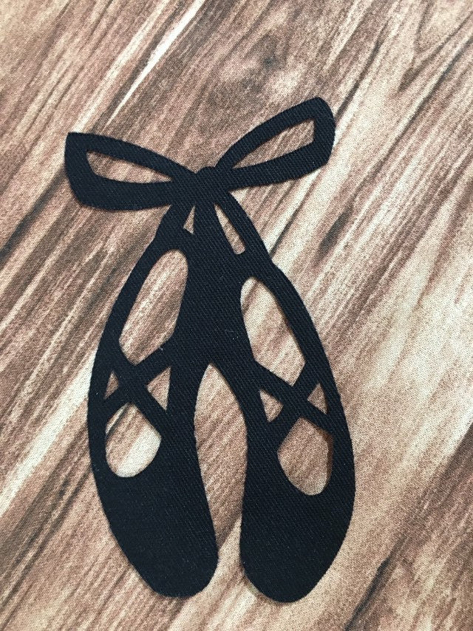 ballet shoes patch / kid shoes patch / girl shoes patch / appliqué