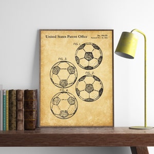 Soccer Ball Art, Soccer Ball Decor, Soccer Ball Wall Art, Soccer Wall Art, Soccer Wall Decor, Soccer Patent Poster, Soccer, INSTANT DOWNLOAD