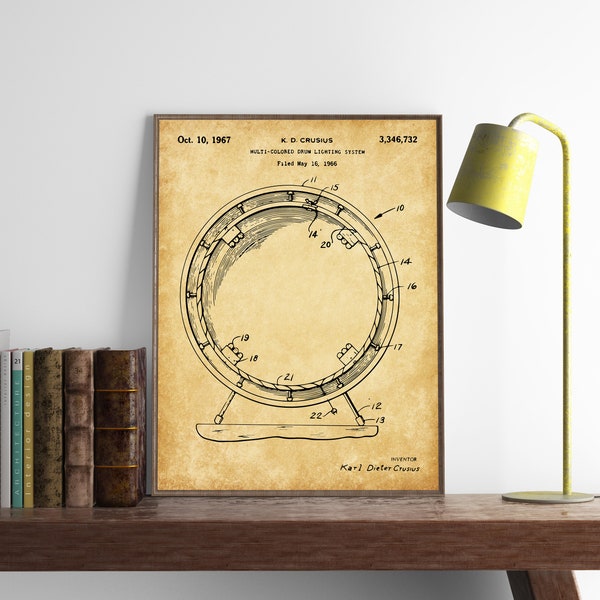 Bass Drum Patent Print, Music Art, Musician Gifts, Drummer Poster, Music Room Decor, Drumming Wall Art, Band,  INSTANT DOWNLOAD