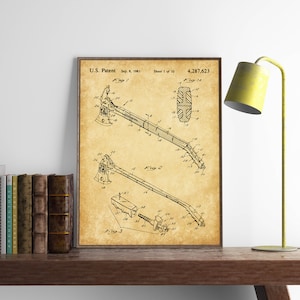 Rescue Axe Patent Print, Fireman Axe Decor, Axe Poster, Fire Fighter Home Decor, INSTANT DOWNLOAD