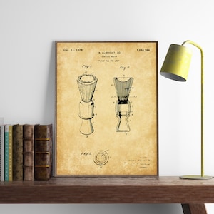 Shaving Brush Patent Print, Barber Shop Decor, Bathroom Decor, Barber Shaving Brush Art Print, Barber Gift, Barber Poster, INSTANT DOWNLOAD