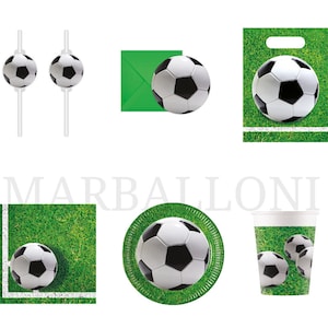 Juego de globos de fútbol para decoración de 8º cumpleaños, globo de  aluminio con el número 8, globo de fútbol verde, decoración de globos de  confeti