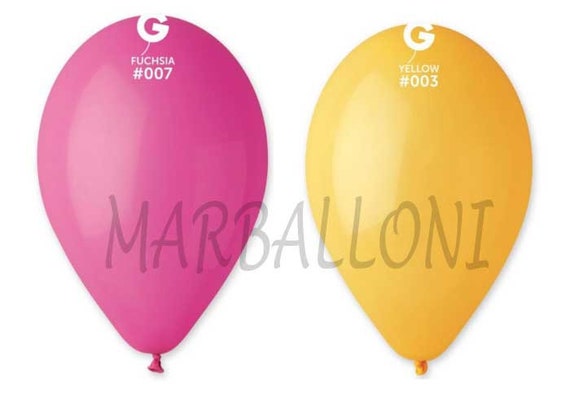 8 Ballons latex roses Masha et Michka™ - Vegaooparty