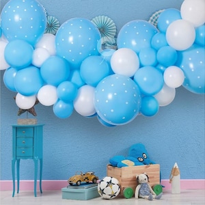 Balloon Arch Kit, DIY Garland, DIY Garland Kit Baby Blue, Balloon Arch Kit Baby Boy Blue, DIY Balloon Arch Kit Birthday Party Baby Blue