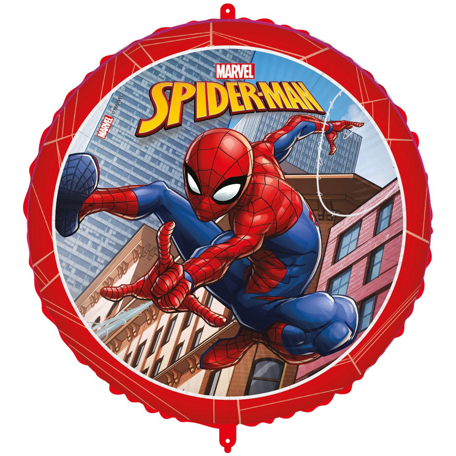 Accessoires de fête d'anniversaire Spiderman : assiettes, tasses, ballons, serviettes de table, napperon, décoration de fête - France