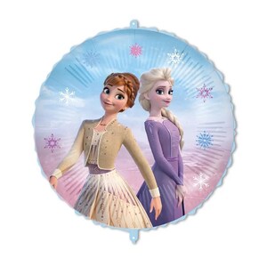 Frozen 2 Birthday Party Supplies: Plates, Cups, Balloons, Napkins, Table Cover Party Decor 1 x foil circle 18''