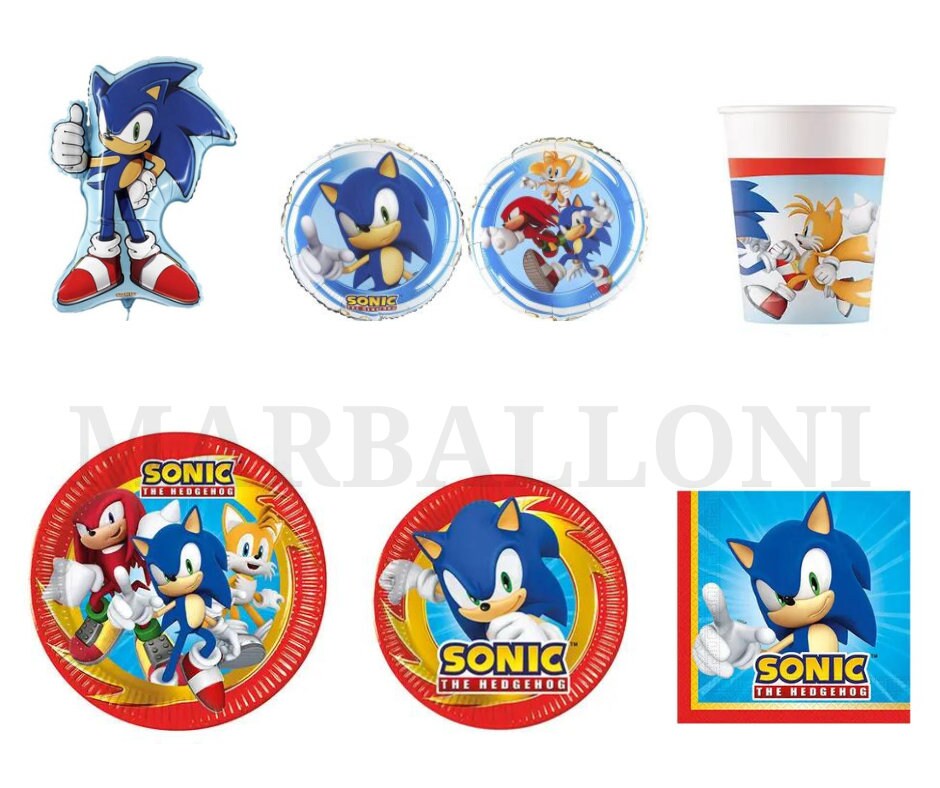 Sonic the hedgehog birthday banner Etsy Nederland