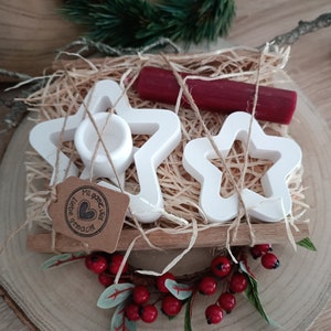 Keramiksterne weihnachtsdeko - Etsy.de