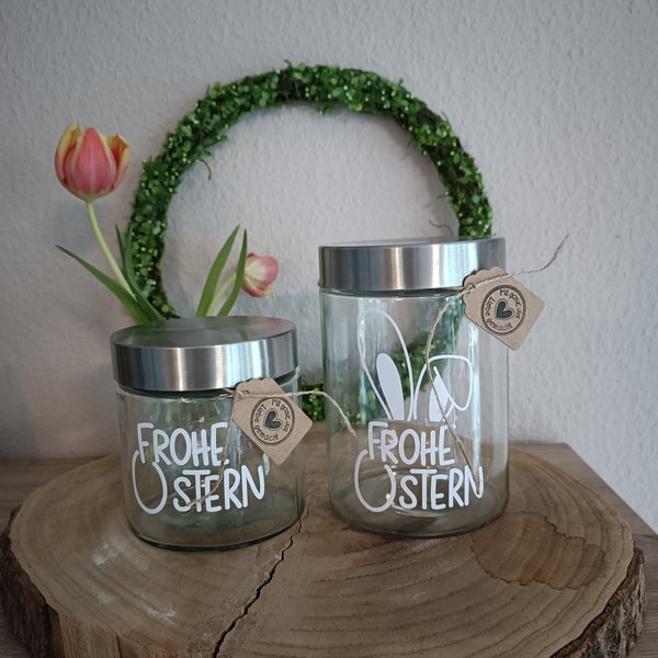 Plätzchendose "Osterhase" , Naschglas, Keksdose Ostern, Frohe Ostern, Osternest, Mitbringsel