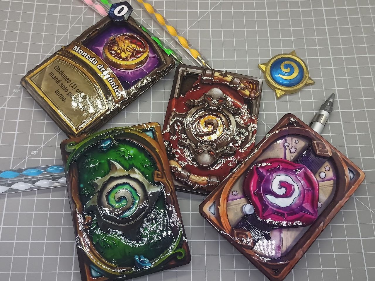 Custom 3D Hearthstone card Fanart Etsy Polska