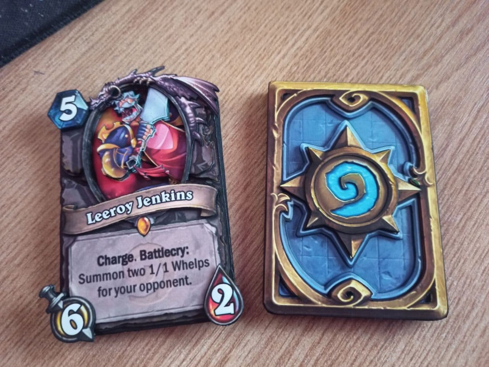 Custom 3D Hearthstone Card fanart Etsy