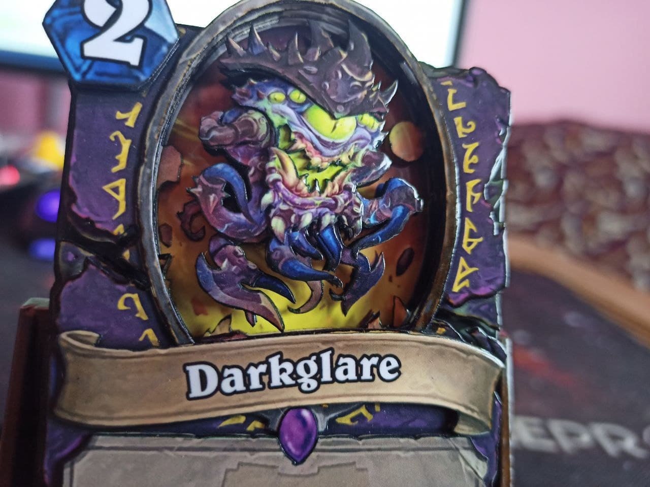 Custom 3D Hearthstone card Fanart Etsy