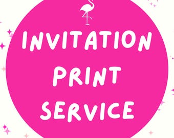 Print My Invitations Add-On Professional 5" x 7" Invitation Printing - Free Envelopes