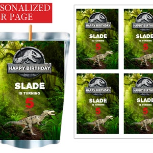 Dinosaur Capri Sun Labels, Jurassic world Juice Box,Jurassic Park Juice Pouch Labels,Custom Capri Sun Label