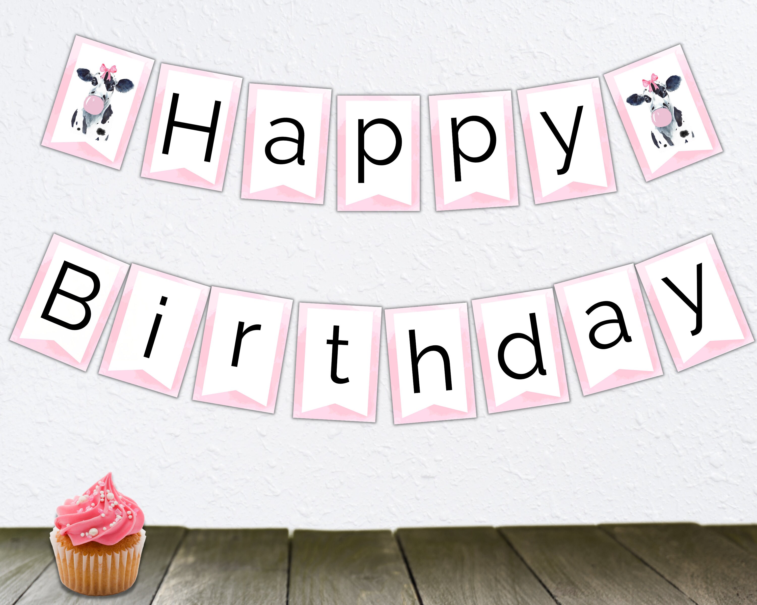Holy Cow Im One Cow Garland Cow Banner Cow Decor Babies Room Cow Cow Birthday Party Decorations Cow Themed Party