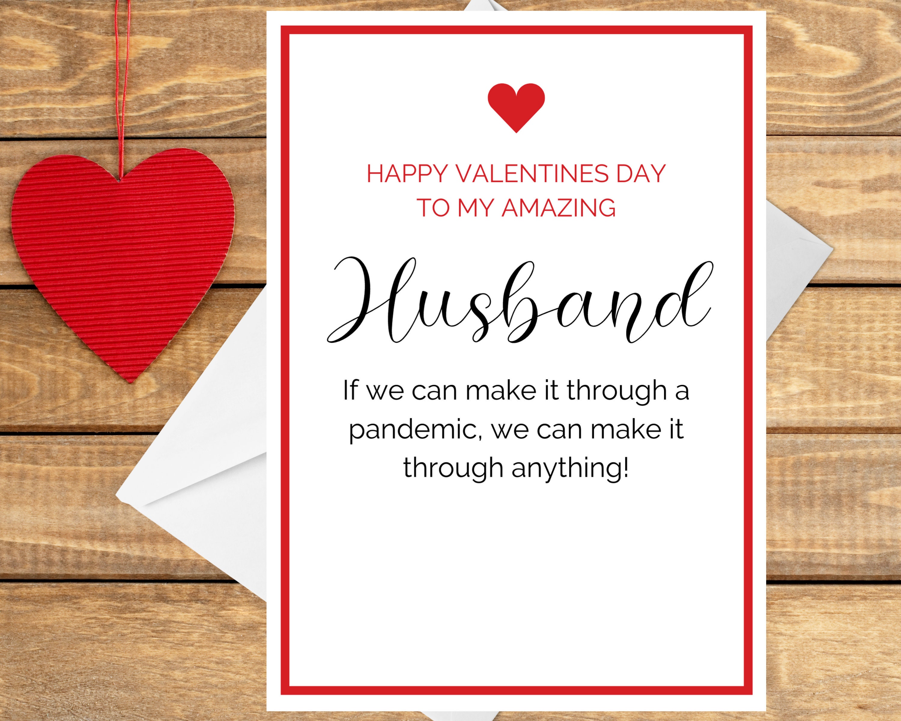 Valentines Day Card For Him Husband Valentines Card Funny Etsy