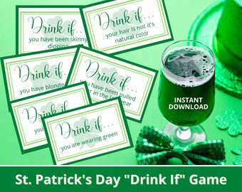 St Patrick's Day Games, Drinking Games for St Patrick's Day, Saint Patrick Day Games, St. Patty's Day Drinking Games, Adult Games