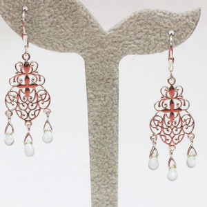 Romantic 3.75 Carat Prasiolite Earring 925 Silver Graner Amethyst Earrings