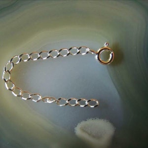 Extension up to 6.5 cm for chain / necklace, 925 Sterling Silver