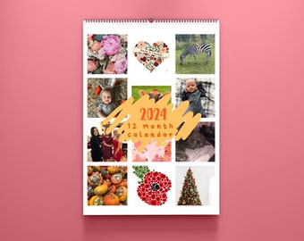 2024 personalised photo calendar