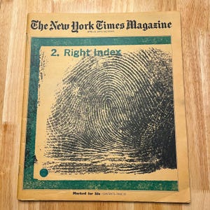 The New York Times Magazine, April 15 1973 NYC Newspaper, Vintage 70s Ads, Arpege Perfume, Bobbie Brooks, Guerlain, Slim Down Camps, Ruffino