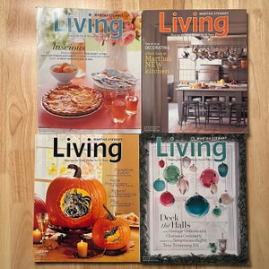 Martha Stewart's Living, Back Issues from 2006, Summer Ideas, Halloween Issue, Christmas Issue, Thanksgiving, Great Recipes,Craft Projects