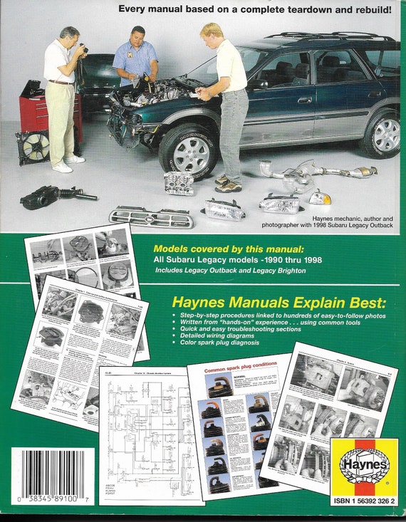 Subaru 1990 Legacy Wiring Diagram - Complete Wiring Schemas