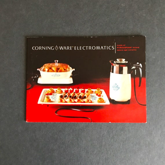 Corning Ware Cookbook Owners Manual Featuring Percolator Etsy