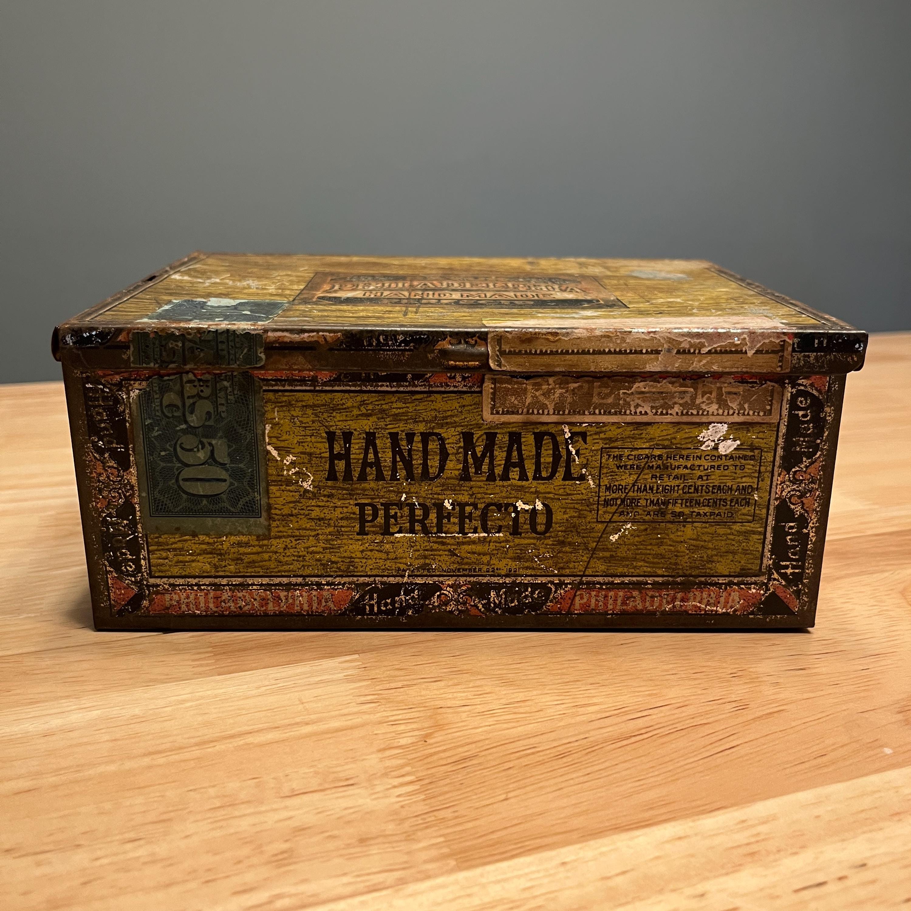 hinged tobacco tin Tobacco Tin Hinged