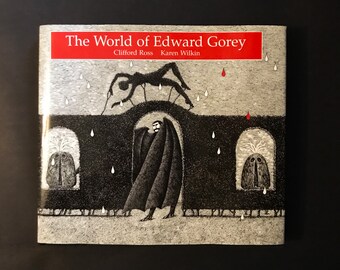 The World of Edward Gorey, Clifford Ross, Karen Wilkins, Hardcover 1996, The Doubtful Guest, Alphabet, Insect God, Dracula Line Drawings