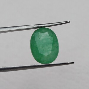 Beryl Oval Shape Faceted Stone | Natural Loose Gemstone | Genuine Green Beryl Stone | Loose Beryl Gemstone Beryl Stone,13x10x5.5 MM,5.65 cts