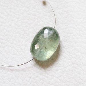 Green Sapphire Oval Faceted Bead: Jewelry Making (16x12 MM)