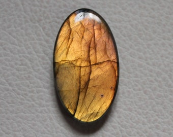 Rare Natural Labradorite Gemstone,Multi Flashy Labradorite Cabochon,Loose Gemstone,Smooth Polish,Jewelry Making, 40x22x6 MM 53.0 Cts