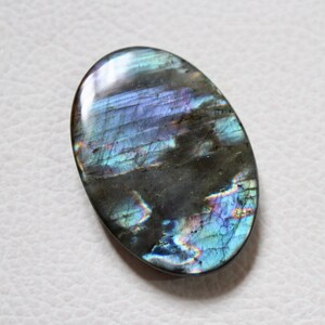 Rare Natural Labradorite Cabochon AAA Quality Stone Pendant Jewelry Labradorite 45x30x8 mm 101.0 Crt Natural Stone, Labradorite cabochon