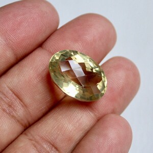 Gorgeous Natural Lemon Quartz Fancy Shape Antique Cut, Lemon Quartz Loose Gemstone For Jewelry Making, Quartz Size  20x15x11 mm,19.0 Cts