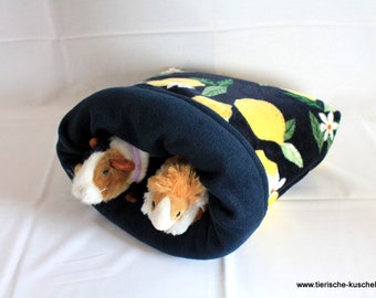 Lemon cuddle bag for guinea pigs