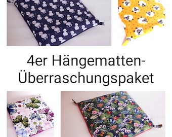 4er Hängematten Überraschungspaket für Meerschweinchen