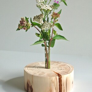 Vase en bois Pure Nature Geschliffen