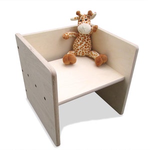 Tabouret Réversible Eli-Kids 2Montages Maxi Geschliffen