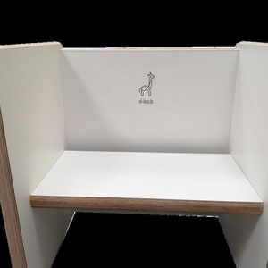 Eli-Kids reversible stool Mini White with colorful seat image 7