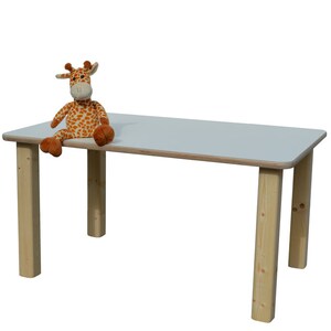 Eli-Kids children's table rectangular Weiß Premium